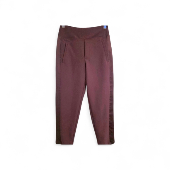 Athleta Pants - Athleta Burgundy Cropped Pants, Pockets